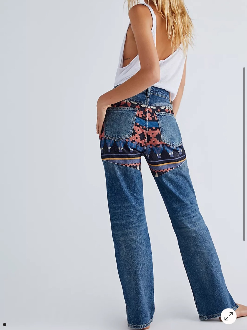 We the Free Rocky Mountain Patchwork Jean